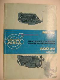 Volvo Penta MD29 AQD29-200 Instruktionsbok marina dieselmotorer