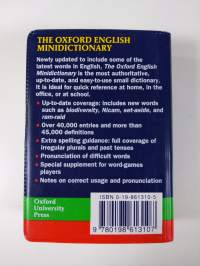 The Oxford English minidictionary