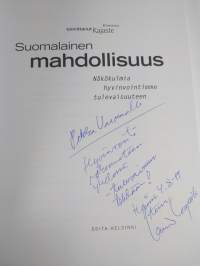 Suomalainen mahdollisuus : näkökulmia hyvinvointimme tulevaisuuteen (tekijän omiste)