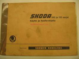 Skoda 100 110 käyttö- ja huolto-ohjekirja