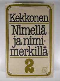 Nimellä ja nimimerkillä 1-2