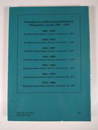 Luettelo suomalaisista kirjallisuudentutkimuksista 1971-1980