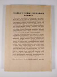 Fredrik Cygnaeuksesta T. Vaaskiveen (Suomalaisen kirjallisuuskritiikin antologia) :  - Kirjallisuudentutkijain seuran vuosikirja X