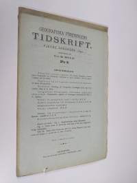 Geografiska föreningens tidskrift 1892 : fjerde årgången N:o 5