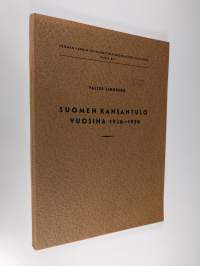 Suomen kansantulo vuosina 1926-1938