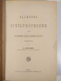 Allmänna civilprocessen : enligt svensk gällande rätt