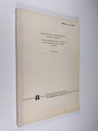 Lääkintäpalvelusten tarjontaorganisaation ekologiset ominaisuudet : Tutkimus lääkintäpalvelusten saatavilla olon alueittaisista eroista Suomessa vuonna 1964