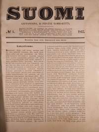 Suomi( vuosikerta 1847 (osat 1-46)
