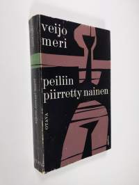 Peiliin piirretty nainen