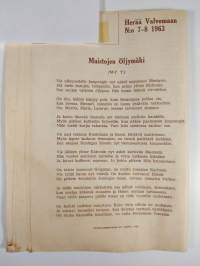 Herää valvomaan 7-8/1963