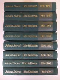 Urho Kekkonen 1936-1944 Myrrysmies ; 1944-1950 Vonkamies ; 1950-1956 Kuningastie ; 1956-1962 Kriisien aika ;  1962-1968 Presidentti ; 1968-1972 Taistelu puolueett...