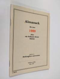 Almanack för året 1988 efter vår Frälsares Kristi födelse