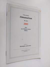 Universitets almanackan för året 2002 efter vår Frälsares Kristi födelse