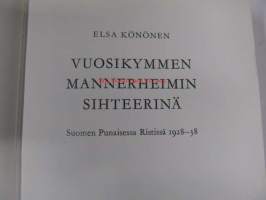 Vuosikymmen Mannerheimin sihteerinä Suomen Punaisessa Ristissä 1928-38