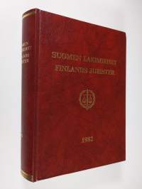 Suomen lakimiehet 1982 = Finlands jurister 1982