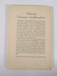 Näkymiä Euroopan kirjallisuudesta