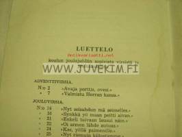 Joulujuhlan ohjelmistoa