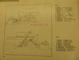 Massey Ferguson 506 Skördetröska instruktionsbok