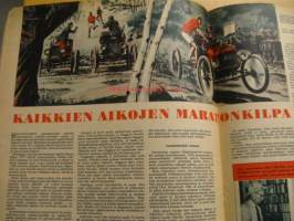 Seura 1957 nr 23,  ilm. 5.6.1957 Artikkeli kuvineen Lauri Manninen, poliisimies Huittisista. Tenorilaulaja Kalevi Korpi. Jane Russell äidin osassa. Artikkeli