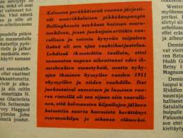 Seura 1957 nr 23,  ilm. 5.6.1957 Artikkeli kuvineen Lauri Manninen, poliisimies Huittisista. Tenorilaulaja Kalevi Korpi. Jane Russell äidin osassa. Artikkeli