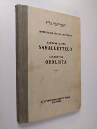 Aakkosellinen sanaluettelo lukukirjaan Deutschland und die Deutschen