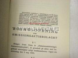 Bolagsordning för Emissionsaktiebolaget 1919