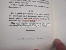 Emissioniosakeyhtiön Yhtiöjärjestys 1919