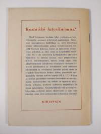 Kestääkö luterilaisuus