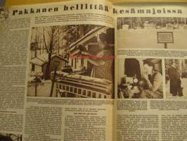 Seura 1956 nr 13-14, kuolonhyppy talvisirkuksessa (Fritz Henneman), Kauko Jousanen, Merenkurkku, erikoisreportaasi kalpea kolari katoilla