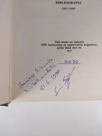 Suomenkielisen rikoskirjallisuuden ja sen reuna-alueiden bibliografia 1857-1989 (signeerattu)