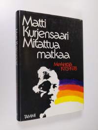 Mitattua matkaa : merkintöjä 1973-1978