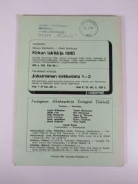Teologinen aikakauskirja 2/1980