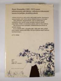 Muistiinmerkintöjä vuosilta 1925-1939