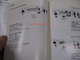 Volvo F 82S - F 83S instruktionsbok -käyttöohjekirja ruotsiksi