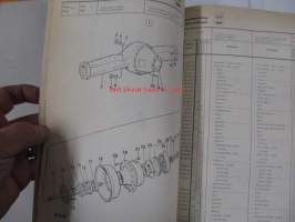 Volvo BM LM 124 spare parts catalogue -varaosaluetteolo englanniksi