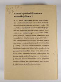Joukkosydän : vanhan työväenliikkeemme kaunokirjallisuus 1
