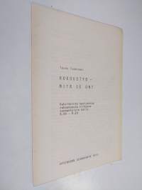 Rukoustyö - mitä se on? : Kaksitoista oppijaksoa rukouksesta kirkossa sunnuntaisin kello 9:00-9:30