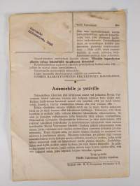 Herää valvomaan 9/1950