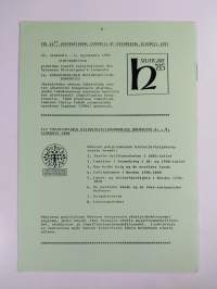 Suomen historiallinen seura : jäsenlehti 1/1984