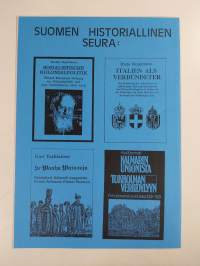Suomen historiallinen seura : jäsenlehti 4/1986