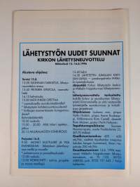 Kirkkomme lähetys n:o 1/1996 = Vår kyrkas mission