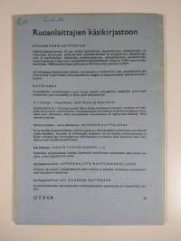 Ruoka-ainetaulukko : peruskokoomus, energiasisältö, kivennäisaine- ja vitamiinipitoisuus