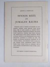 Synnin hätä ja Jumalan rauha