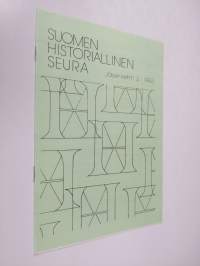 Suomen historiallinen seura : jäsenlehti 2/1984