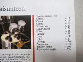 Toyota Mallisto 1990 -myyntiesite
