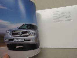 Toyota Land Cruiser V8 2008 -myyntiesite / sales brochure