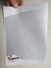 Toyota Picnic 2001 -myyntiesite / brochure