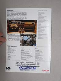 Toyota Corona Lifback GL 1979 -myyntiesite