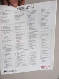 Toyota Special Cars Supra, Celica, MR2 1988 -myyntiesite / sales brochure