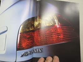 Toyota Avensis 2002 -myyntiesite / sales brochure